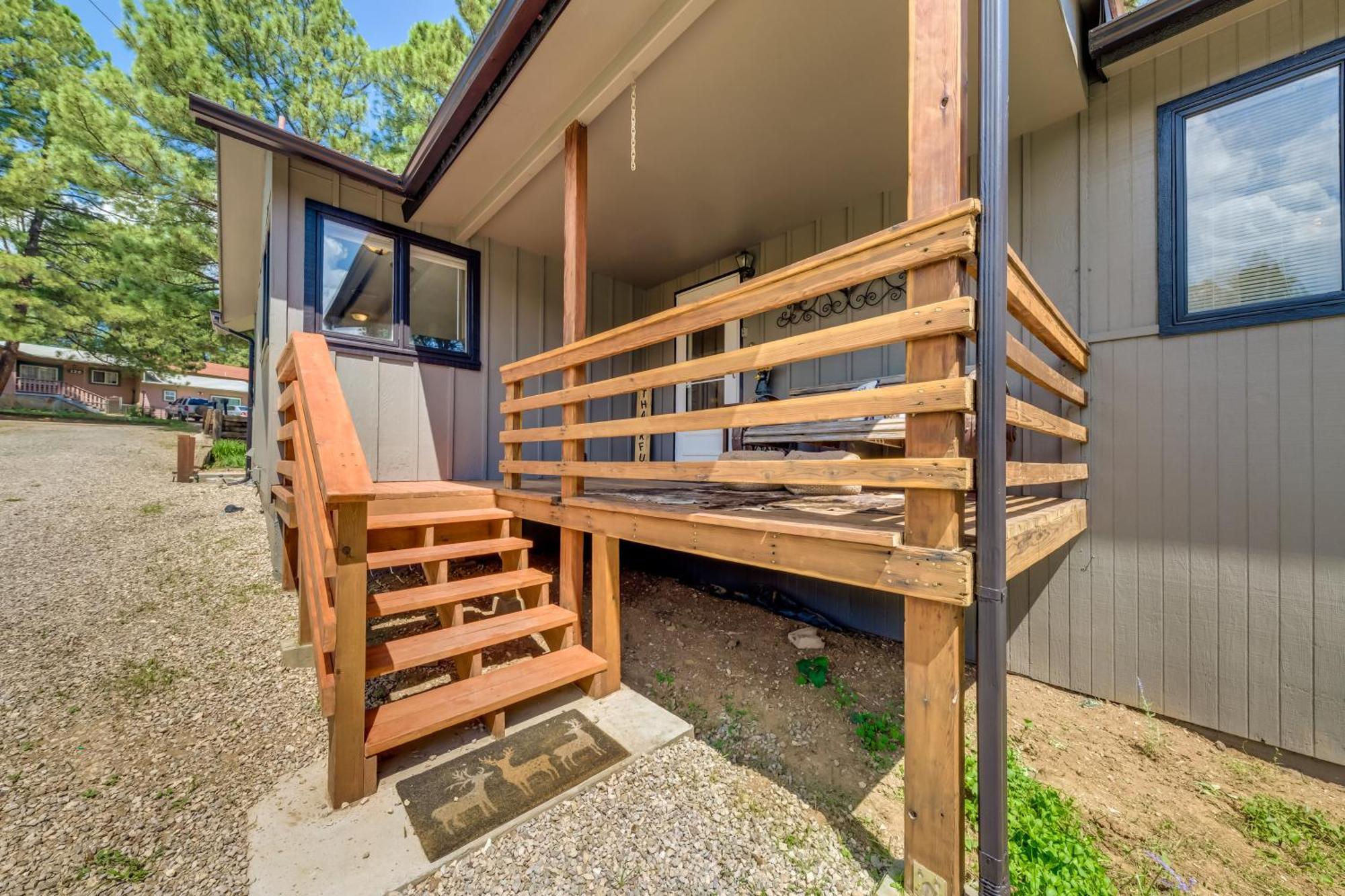 Ruidoso Home With Patio, Walk To Restaurants! Esterno foto