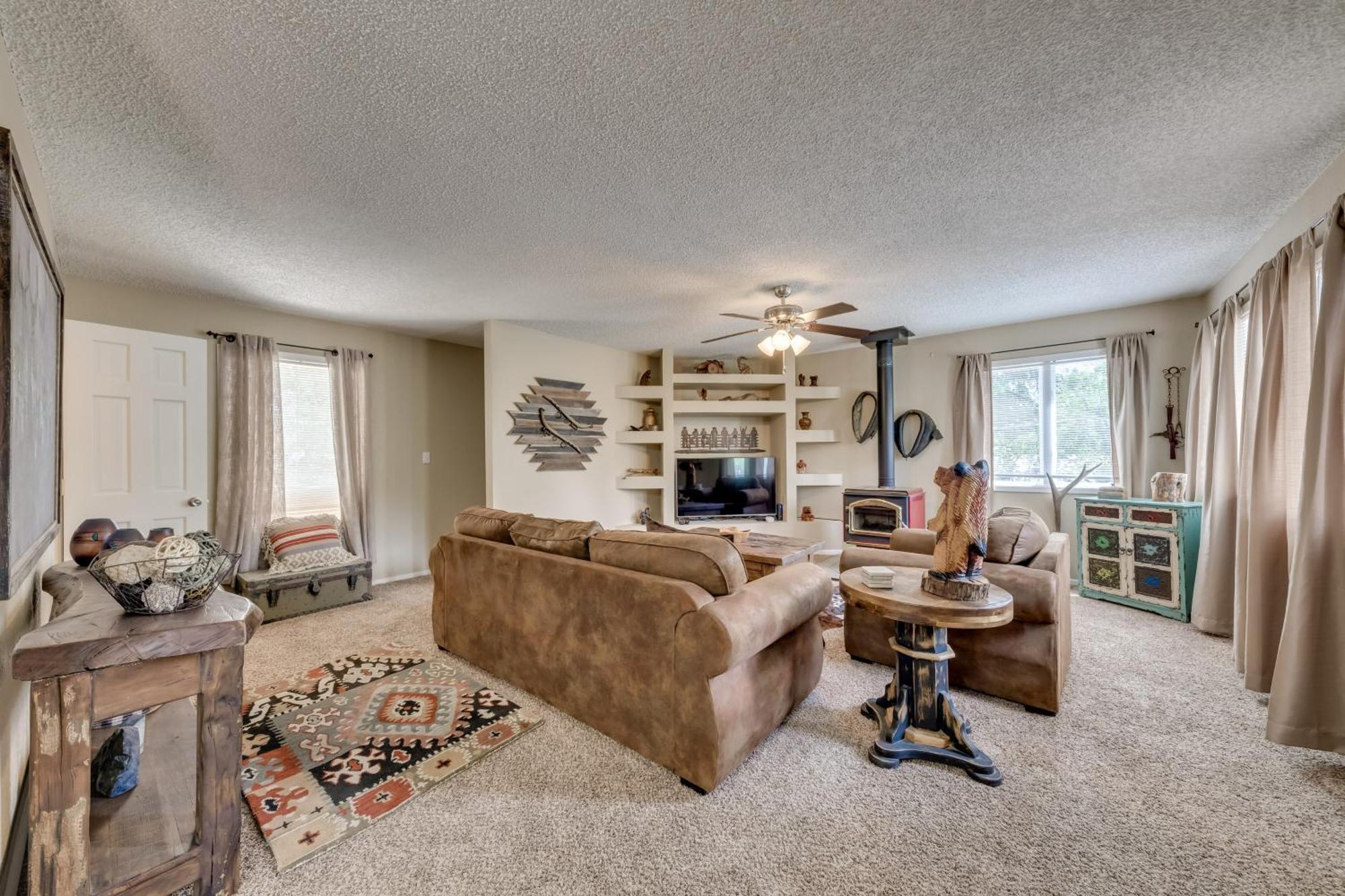 Ruidoso Home With Patio, Walk To Restaurants! Esterno foto